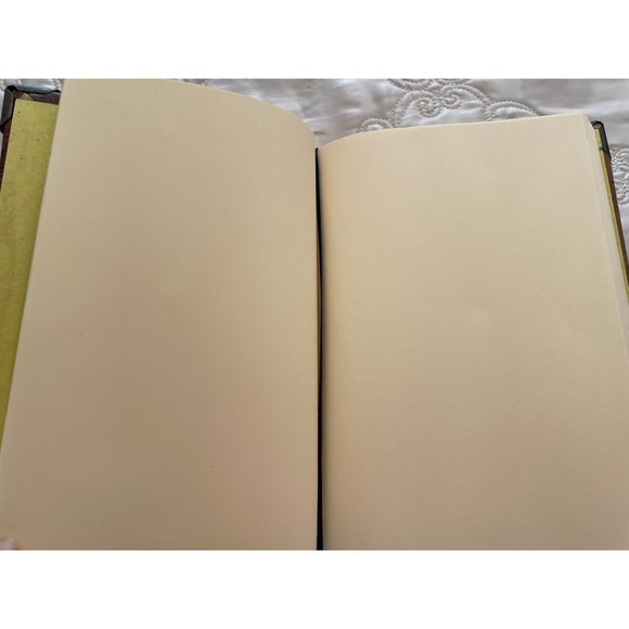 Rustic Leather Writing Journal NoteBook with Beaded Man's Face Engraved on Cover - Picture 4 of 9